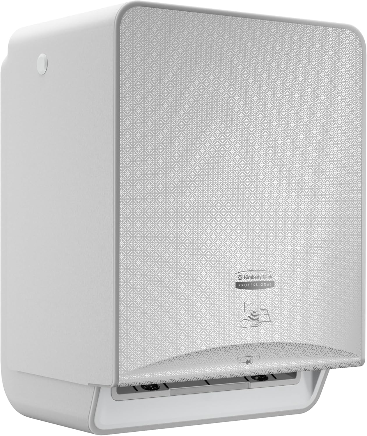 Kimberly-Clark Professional ICON Automatic Hard Roll Paper Towel Dispenser (58710), White Mosaic Faceplate, Wall Mounted, for Commercial Hand Towels (Qty 1)