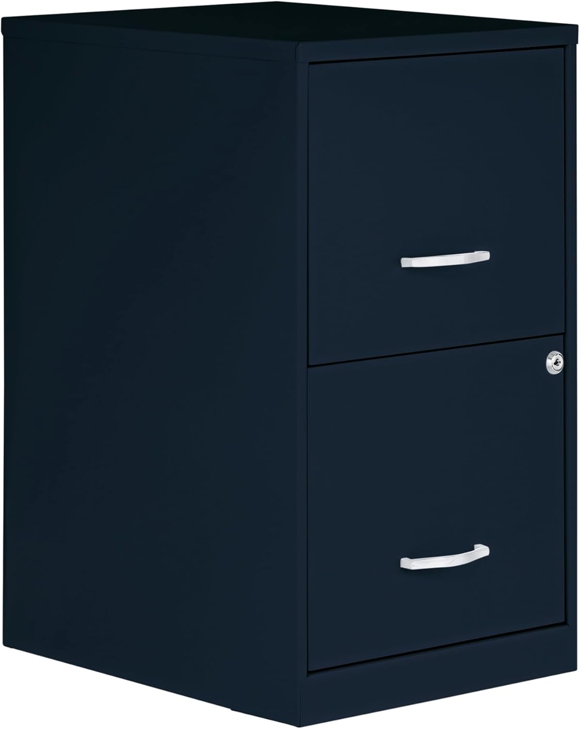2 Drawer Locking Filing Cabinet | Pre-Assembled Steel Construction | Space-Saving Design is Perfect for Home and Small Office | Letter-Size | Assembled in North America