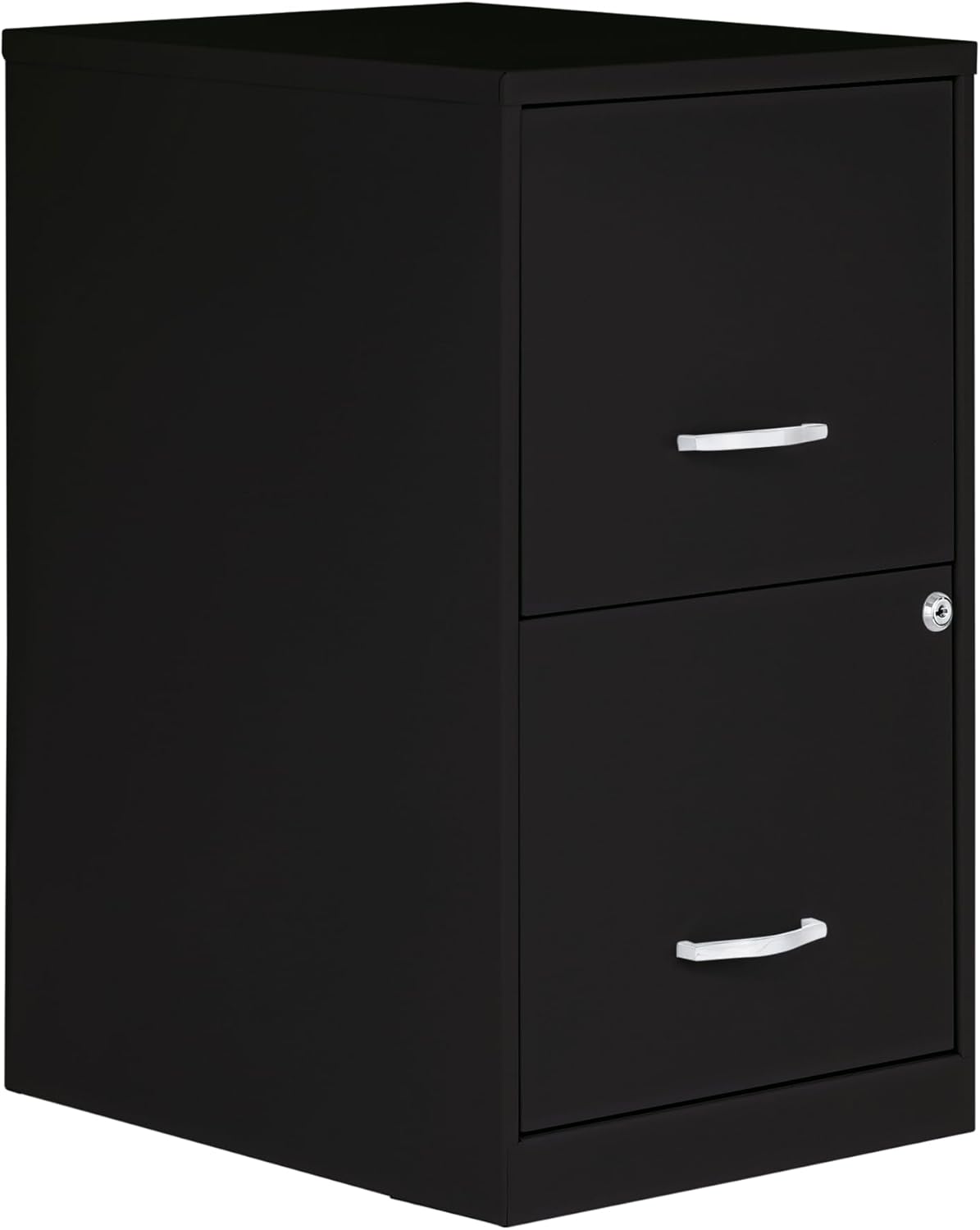 2 Drawer Locking Filing Cabinet | Pre-Assembled Steel Construction | Space-Saving Design is Perfect for Home and Small Office | Letter-Size | Assembled in North America