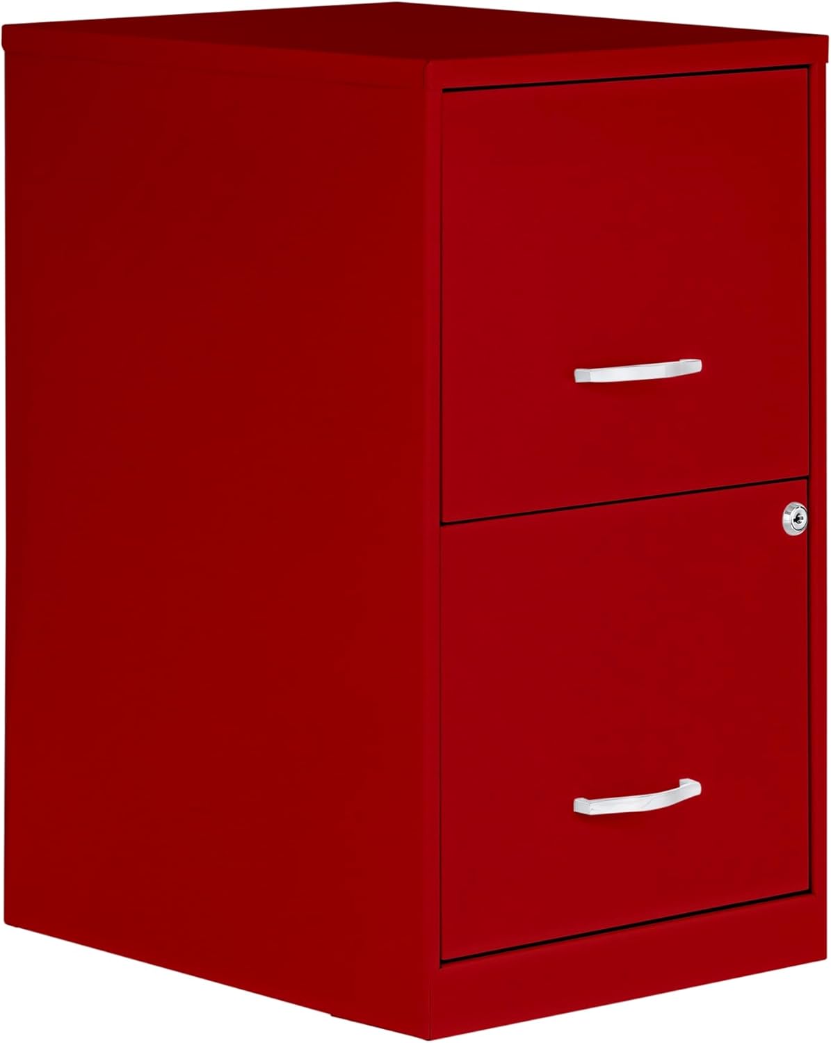 2 Drawer Locking Filing Cabinet | Pre-Assembled Steel Construction | Space-Saving Design is Perfect for Home and Small Office | Letter-Size | Assembled in North America