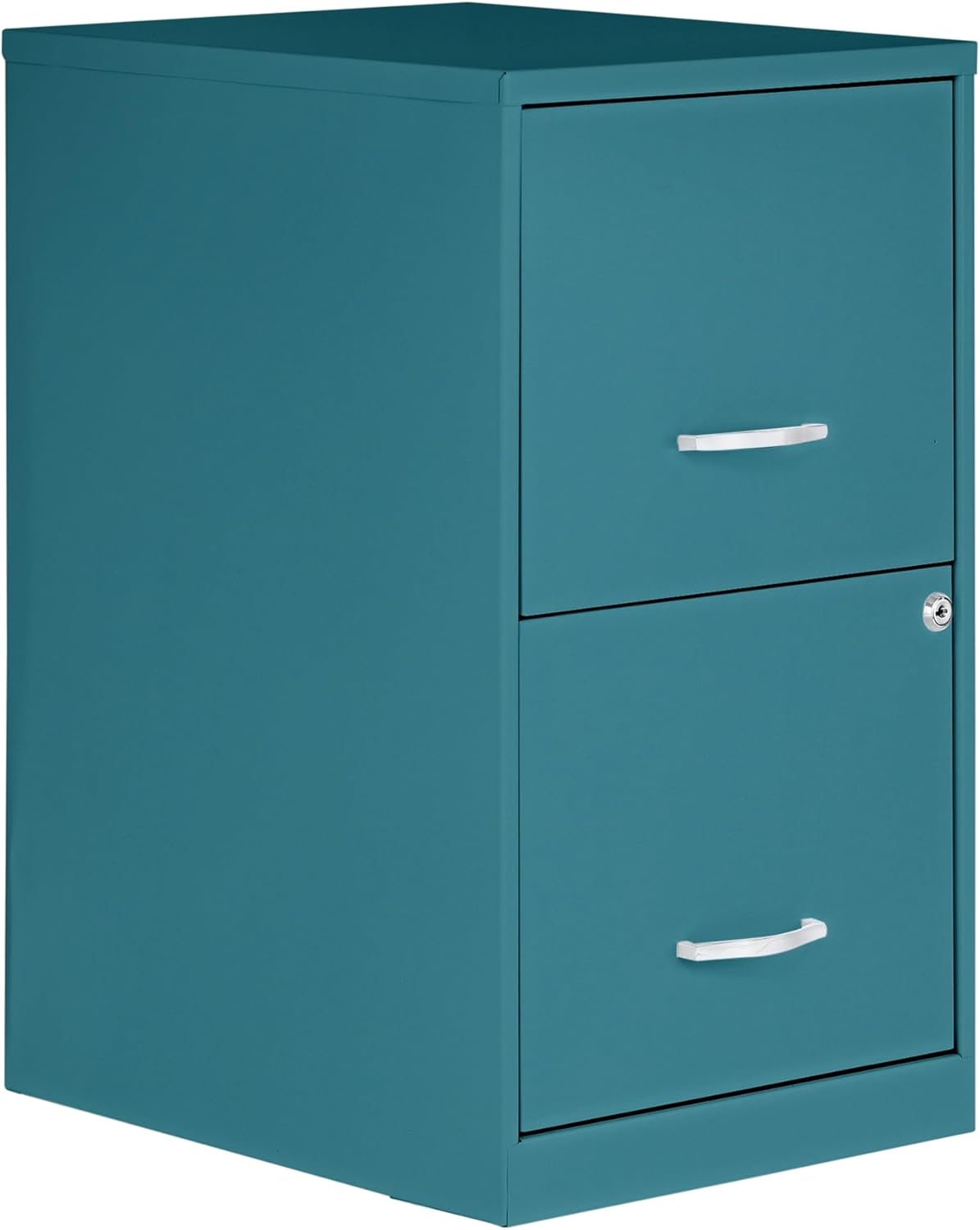 2 Drawer Locking Filing Cabinet | Pre-Assembled Steel Construction | Space-Saving Design is Perfect for Home and Small Office | Letter-Size | Assembled in North America